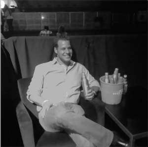 Ian spent the weekend at the Bud Light hotel and seemed to enjoy himself. His SB commercial went viral well before the SB.